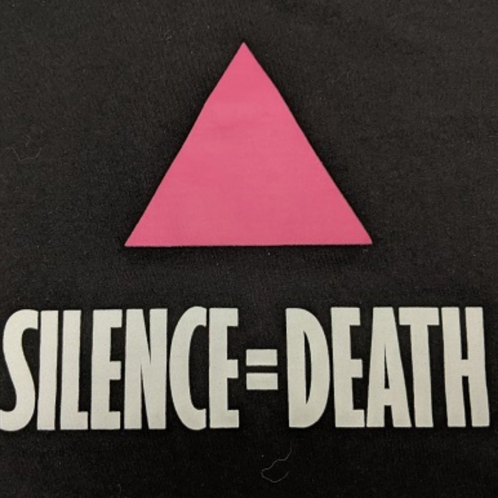 Act Up Silence = Death T-shirt, Men's Medium